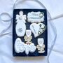 Personalised 25th Silver Wedding Anniversary Biscuit Gift Box, thumbnail 1 of 5