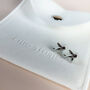 Sterling Silver Plane Stud Earrings, thumbnail 5 of 6