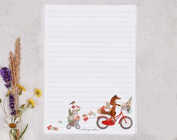 A5 Postman Fox Letter Writing Paper And Envelopes, 4 of 7