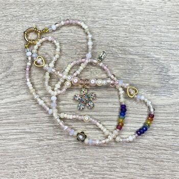 Pearl, Daisy And Rainbow Bracelet, 7 of 9