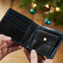 Personalised Leather Wallet With Contrast Stitch, thumbnail 5 of 12