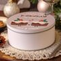 Personalised Couples ‘Thanks For Pudding Up With Me’ Cake Tin, thumbnail 2 of 3
