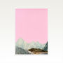 Silent Hills Landscape Mountain Print, thumbnail 2 of 2