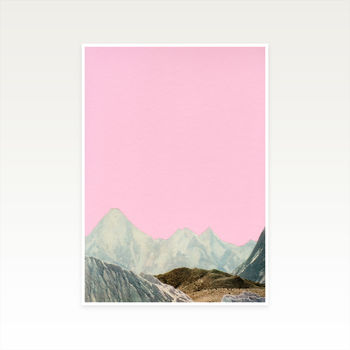 Silent Hills Landscape Mountain Print, 2 of 2