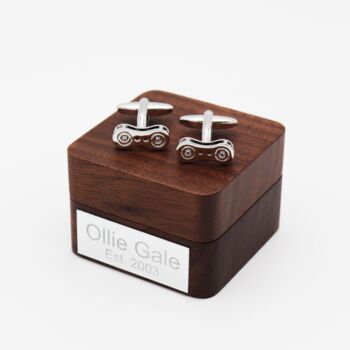 Personalised Bicycle Chain Link Cufflinks, 3 of 4