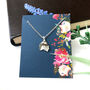 Personalised Holly And Initial Star Necklace, thumbnail 2 of 10