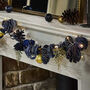Pre Lit Blue Christmas Pinecone Garland, thumbnail 1 of 3
