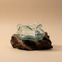 Wavy Molten Glass Decorative Bowl Home Decor Gift, thumbnail 1 of 3
