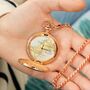 Personalised Map Pocket Watch Rose Gold, thumbnail 1 of 11