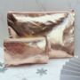 Christmas Gift For Her – Stunning Necklace, Socks And Rose Gold Festive Accessories, thumbnail 5 of 10