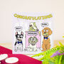 Funny Wedding Congratulations Dog Card, thumbnail 2 of 5