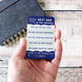 Reasons You Are The Best Dad In The Universe Personalised Metal Wallet Card, thumbnail 5 of 6