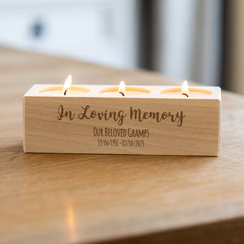 Personalised In Loving Memory Candle Holder, 2 of 5