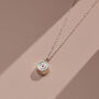 Birthstone Rolo Charm Necklace, thumbnail 3 of 7