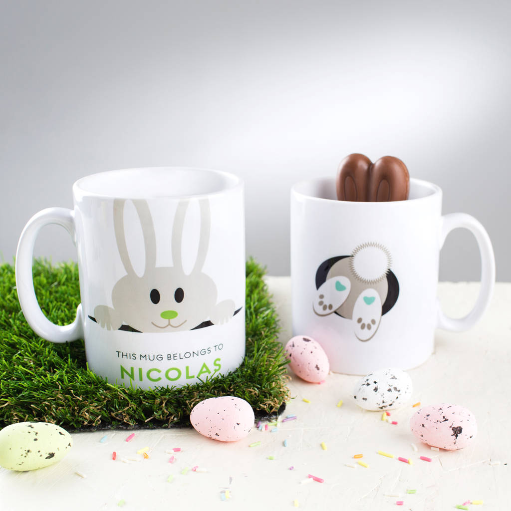 Personalised Happy Easter Mug By Quirky Chocolate | notonthehighstreet.com