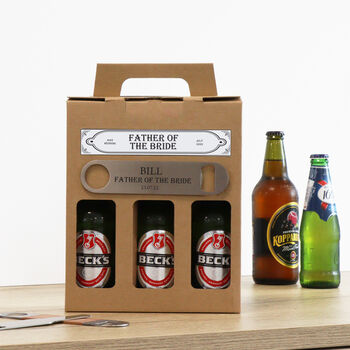 Personalised Beer Gift Box With Bar Blade, 9 of 12
