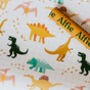 Dinosaur Party Wrapping Paper, thumbnail 1 of 3