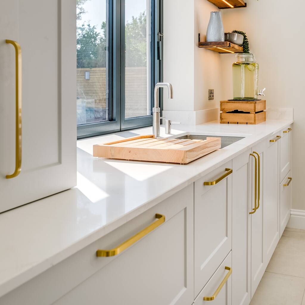 Solid Brass Modern Long Kitchen Bar Door Handles By Pushka Home