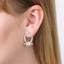 Looped Friendship Knot Earrings, thumbnail 1 of 4