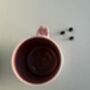 Handmade Ceramic Mug With Asemic And Pastel Brushwork, thumbnail 5 of 5