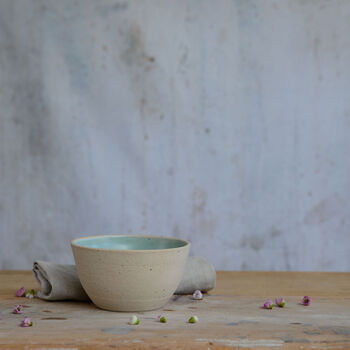 Handmade Stone Ceramic Cereal Bowl, 7 of 10