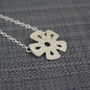 Sterling Silver Watercolour Baby Daisy Necklace, thumbnail 6 of 6