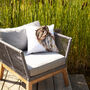 Inky Horse Outdoor Cushion For Garden Furniture, thumbnail 8 of 9