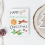 'Happy Homemade Christmas' Christmas Card, thumbnail 1 of 4
