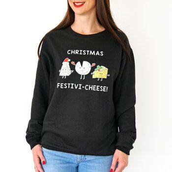 Funny Cheese Christmas Jumper, 4 of 8