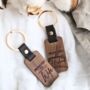 Personalised Engraved Walnut Keyring, thumbnail 4 of 6