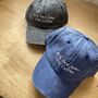 85% Dad Jokes 15% Coffee Embroidered Slogan Cap, thumbnail 1 of 6