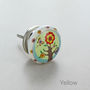 Colourful Flowers Ceramic Door Knobs, thumbnail 4 of 6