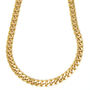 18k Gold Plated Miami Chain Necklace, thumbnail 3 of 4
