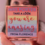 Personalised Compact Mirror Teacher Gift, thumbnail 1 of 5