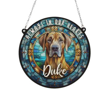 Great Dane Memorial Suncatcher, 2 of 6