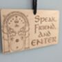 Lotr Inspired Door Sign, Gandalf Hanger Don't Disturb, thumbnail 5 of 7