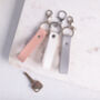 Personalised House And Mini Key Tag Cherry Wood Keyring, thumbnail 3 of 4
