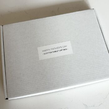 Happy Fathers Day Scottish Tablet Gift Box, 5 of 12