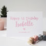 Happy 1st Birthday Personalised Card, thumbnail 1 of 4