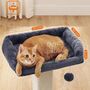 Cat Scratching Post With Sisal Plush Cat Tree, thumbnail 7 of 10