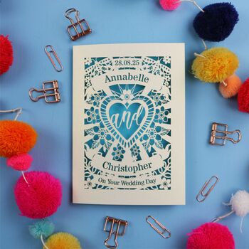 Personalised Wedding Card, 2 of 8