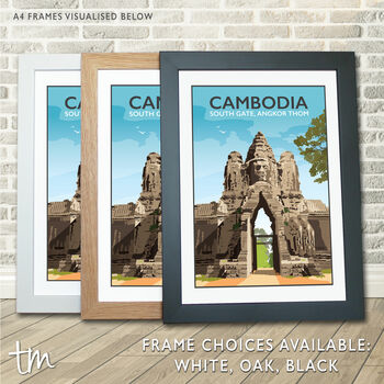 Angkor Wat, South Gate, Angkor Thom, Cambodia Print, 2 of 5