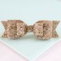 Oversized Glitter Hair Bow 14 Colours To Choose, thumbnail 6 of 12