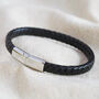 Men's Woven Bracelet With Stainless Steel Clasp, thumbnail 10 of 10