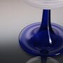Supporto Blu Neck Hand Blown Glass Vase, thumbnail 3 of 5