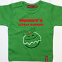 Personalised Little Christmas Puddin' Babygrow/T Shirt, thumbnail 5 of 12