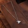 Anglerfish Pendant Necklace In Sterling Silver, thumbnail 2 of 11