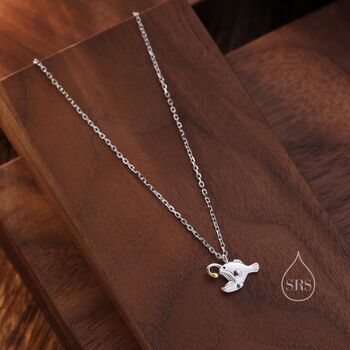 Anglerfish Pendant Necklace In Sterling Silver, 2 of 11