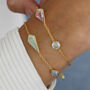 Kite Shaped Gemstone Bracelet, thumbnail 1 of 7