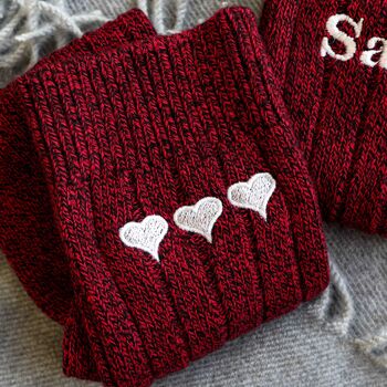 Warm Personalised Socks Valentines Day Gift For Him, 3 of 9